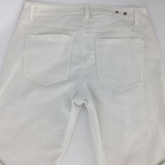 Cabi White Curvy Zip Skinny Jeans, #5317, Size 8 - Picture 7 of 16